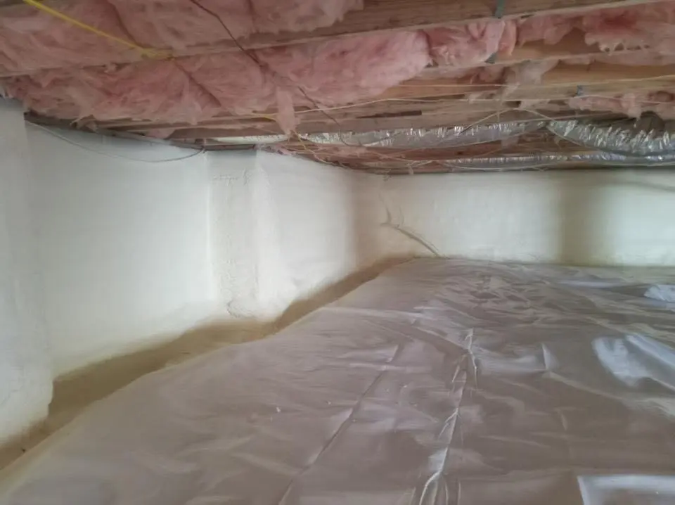 Crawl space encapsulation with closed-cell spray foam for Roof Waterproofing in Boyes Hot Springs